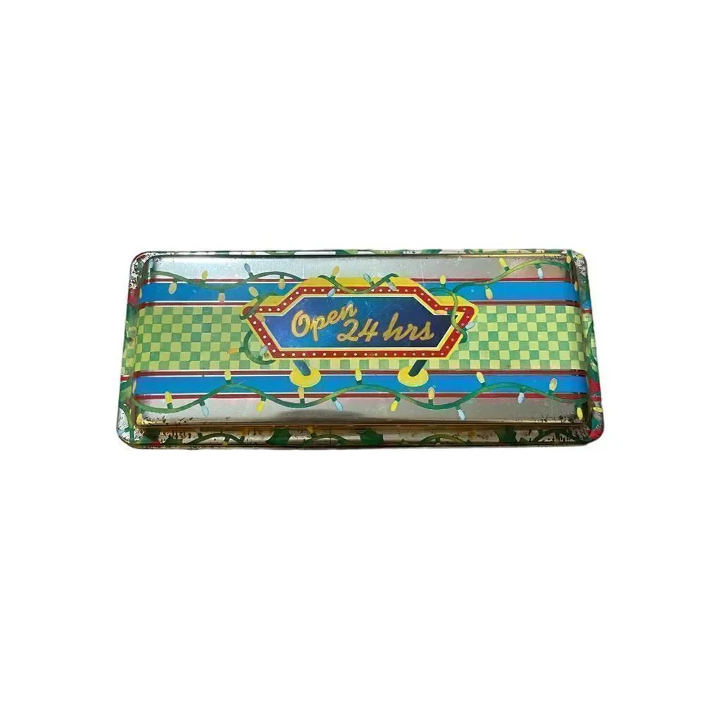 Vintage M&M’s Candy Collectible‎ ‘dinner’ Tin 1996 Christmas Village seri…